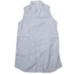 ショッピングINDIVIDUALIZED INDIVIDUALIZED SHIRTS x BEAMS BOY インディビジュアライズドシャツ 別注 ノースリーブチェックシャツワンピース 15 ブルー g13144