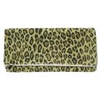 TEMBEA тонн Bear сделано в Японии парусина Leopard рисунок клатч Brown унисекс портфель g15498