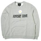 MARC JACOBS x DOVER STREET MARKET マークジェイコブス WWAV CREWNECK 本人着用モデル CHOOSE YOUR FUTURE. VOTE. スウェット XL グレー