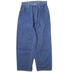 E.TAUTZ イートウツ イギリス製 CHORE JEAN TAPERED 5ポケットワイドテーパードデニムパンツ 28 Indigo ジーンズ ジップフライ g17804