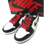 ショッピングjordan 新品 NIKE ナイキ AIR JORDAN 1 RETRO LOW OG エアジョーダン 1 CZ0790-106 US10.5(28.5cm) WHITE/BLACK-VARSITY RED Black Toe つま黒