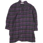 ショッピングINDIVIDUALIZED INDIVIDUALIZED SHIRTS x BEAMS BOY インディビジュアライズドシャツ 別注 フランネルワイドシャツワンピース パープル 長袖 開襟 チェック