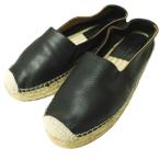 JVAMje- vi -e- M BECK эспадрильи кожа туфли без застежки 38(24cm) BLACK обувь g22772