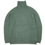 ショッピングbaby 新品 ATON エイトン BABY ALPACA HIGH NECK SWEATER ベビーアルパカハイネックセーター KRAGIW0803 04(M) Green タートルネック ニット