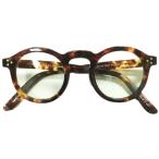 ショッピングASIAN YELLOWS PLUS イエローズプラス 日本製 MARLON-S G.B.Gafas限定モデル Col.437 Asian Havana ラウンドシェイプ 45□25 眼鏡 メガネ