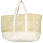 ショッピングストローバッグ KITH NYC キスニューヨークシティ Straw Tote Bag ストロートートバッグ KHW4054-210 Natural カバン g23770