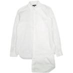 COMME des GARCONS HOMME PLUS コムデギャルソンオムプリュス 19AW 日本製 ドッキングレイヤードシャツ PD-B035 M WHITE 長袖 トップス