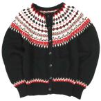 Freada フリーダ 20AW ノルディックニットカーディガン 203-3310 Free BLACK FREAK‘S STORE クルーネック トップス g24556