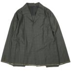 ショッピングJACKET 新品 un/unbient アン 21SS SILK WOOL PORAL JACKET シルクウールポーラジャケット UNJK32 1 グレー アンビエント ボタンレス チェック