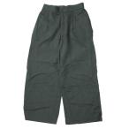 Ray BEAMS レイビームス 19SS ワンタックツイルワイドパンツ 63-23-0305-111 1 ブラック コットンリネン イージー ボトムス g6141