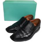 Clarks Clarks GAINSBORO ROWkau кожа туфли без застежки UK8(26cm) черный кожа обувь бизнес обувь квадратное tu обувь g6311