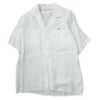 ショッピングINDIVIDUALIZED INDIVIDUALIZED SHIRTS インディビジュアライズドシャツ UAカスタムオーダー限定 リネンショートスリーブオープンカラーシャツ L 白 g9938