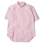 ショッピングINDIVIDUALIZED インディビジュアライズドシャツ INDIVIDUALIZED SHIRTS アメリカ製 オックスフォードショートスリーブBDシャツ 14 ピンク OXFORD 半袖 ボタンダウン トップス