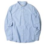 ショッピングINDIVIDUALIZED インディビジュアライズドシャツ INDIVIDUALIZED SHIRTS アメリカ製 オックスフォードBDシャツ 161/2-34 サックスブルー STANDARD FIT 長袖