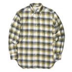 ショッピングINDIVIDUALIZED INDIVIDUALIZED SHIRTS インディビジュアライズドシャツ コットンフランネルチェックBDシャツ 15-32 ネイビー/イエロー/ホワイト ☆☆j3369