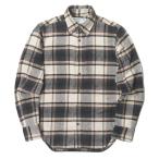 ショッピングINDIVIDUALIZED インディビジュアライズドシャツ INDIVIDUALIZED SHIRTS x WILD LIFE TAILOR 別注 コットンフランネル チェックBDシャツ S程度(オーダーサイズ) ベージュ
