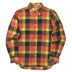 ショッピングINDIVIDUALIZED インディビジュアライズドシャツ INDIVIDUALIZED SHIRTS アメリカ製 ブロックチェックマルチカラーBDシャツ 141/2-32(STANDARD FIT) 長袖 トップス