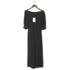  теория theory Double Georgette Faley двойной жоржет все в одном 01-6206413 S черный Jump костюм off плечо широкий брюки 