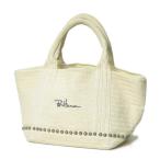 ロンハーマン Ron Herman brade studs tote bag ブレードスタッズトートバッグ ベージュ ハンドバッグ ラフィア カバン