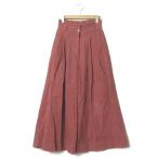 Ray BEAMS レイビームス 17AW コーデュロイ2タックフレアパンツ 63-23-0205-371 1 サーモンピンク ワイド ボトムス lc31120