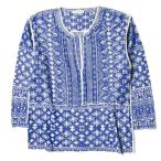i The bell ma Ran etoile ISABEL MARANT ETOILE Indy a хлопок Jaguar do Skipper туника M голубой длинный рукав тянуть over блуза tops 