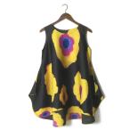  плиссировать шкив zPLEATS PLEASE 20SS сделано в Японии BLOOM безрукавка туника PP01-JT552 3 черный One-piece ISSEY MIYAKE tops 