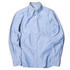 ショッピングINDIVIDUALIZED インディビジュアライズドシャツ INDIVIDUALIZED SHIRTS アメリカ製 デニムBDシャツ 14 1/2 インディゴ STANDARD FIT 長袖 ボタンダウン トップス