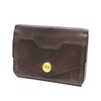 BILLYKIRKbi Lee машина kCARD CASE W/SNAP кожа футляр для карточек Brown натуральная кожа 