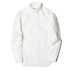 ショッピングINDIVIDUALIZED インディビジュアライズドシャツ INDIVIDUALIZED SHIRTS アメリカ製 オックスフォードBDシャツ 32(14 1/2) ホワイト STANDARD FIT 長袖 ボタンダウン