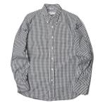 ショッピングINDIVIDUALIZED インディビジュアライズドシャツ INDIVIDUALIZED SHIRTS アメリカ製 コットンギンガムチェックBDシャツ 15 1/2(STANDARD FIT) 長袖 ボタンダウン