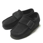  Clarks United Arrows Clarks x UNITED ARROWS специальный заказ Wallabee Monkwala Be monkUK6.5(25cm) черный monk ремешок мокасины водоотталкивающий замша 
