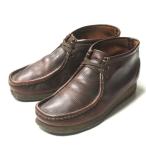  Clarks Clarks WALLABEE BOOTwala Be ботинки 35422 81/2(26.5cm) BROWN OILY чукка блинчики подошва обувь 