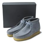  Clarks Clarks WALLABEE BOOTwala Be ботинки UK7.5(26.5cm) Slate Blue чукка блинчики подошва замша обувь 