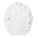 ショッピングINDIVIDUALIZED インディビジュアライズドシャツ INDIVIDUALIZED SHIRTS アメリカ製 オックスフォードBDシャツ 15(32) ホワイト 長袖 ボタンダウン トップス