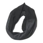 kla олень KLASICA Twisted Snood *SOULO-17~ шерсть альпака кручение шарф снуд Black/Charcoal muffler 