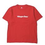 ハーゲンダッツ アダムエロペ Haagen-Dazs x ADAM ET ROPE 19AW 別注 STRAWBERRY T-Shirt ストロベリー Tシャツ GMM-79040 L レッド 半袖 トップス