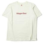ハーゲンダッツ アダムエロペ Haagen-Dazs x ADAM ET ROPE 19AW 別注 VANILLA T-Shirt バニラ Tシャツ GMM-79040 LL アイボリー 半袖 トップス