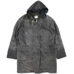  б/у одежда Bridgewear подкладка имеется Denim полупальто "даффл коут" S серый Vintage внешний mc67808