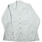 INDIVIDUALIZED SHIRTS インディビジュアライズドシャツ BEAMSカスタム ピンストライプオープンカラーシャツ 151/2 ホワイト mc68374