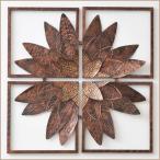 アジアン雑貨 ロータス おしゃれ 壁掛け デコレーション フレーム 飾り レリーフ