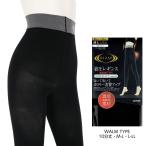 RIZAP WARM TYPE 着圧レギンス 10分丈 M-L・L-LL 黒 スポーツレギンス ライザップ メール便送料無料