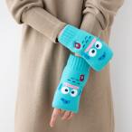 アームウォーマー はんぎょどん 17cm丈 ブルー レディース 手袋 親指穴付き ウィックス wi-syg730015-035