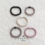 ヘアゴム France Luxe フランス ラックス L. Erickson ポニーテールチューブ 5個 ブラッシュ 大人 太い おしゃれ