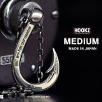 HOOKZ 釣り針 ネックレスMK2ロゴ入り Mサイズ シルバー925/フィッシュフックネックレス/日本製シルバーアクセサリーブランド