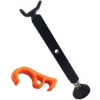 バイク メンテナンススタンド 補助 ブレーキロック付属 ブラック イージーリフト リフトアップスタンド 転倒防止 有効長255mm-370mm