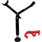 バイク メンテナンススタンド 補助 ブレーキロック付属 ブラック イージーリフト リフトアップスタンド 転倒防止 有効長255mm-370mm