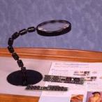 虫眼鏡スタンドルーペ卓上拡大鏡スタ...