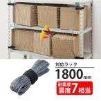 収納棚につける落下防止ネット1800mm