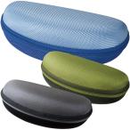 Yahoo! Yahoo!ショッピング(ヤフー ショッピング)メガネケース セミハード おしゃれ ファスナー式 HSC-15 男性 女性 ギフト プレゼント クリスマスプレゼント クリスマス