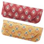 メガネケース 洋柄 HFU-94花モチーフ マグネット式 セミハード かわいい おしゃれ 女性 プレゼント クリスマスプレゼント クリスマス